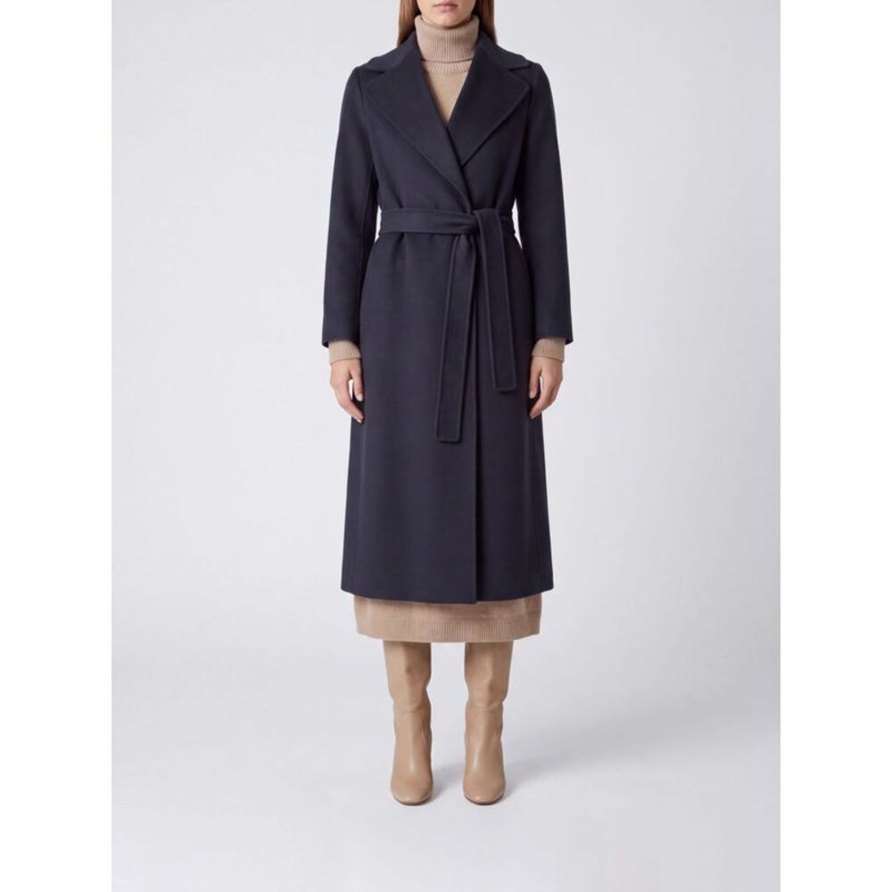 'S Max Mara Women 'S Max Mara Long Belted Pure Wool Robe Coat